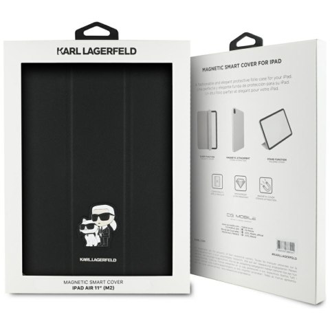 Karl Lagerfeld Book Cover Saffiano Magnetic Karl & Choupette - Etui iPad Air 11" M3 (2025) / iPad Air 11" M2 (2024) (czarny) Karl Lagerfeld Book Cover Saffiano Magnetic Karl & Choupette - Etui iPad Air 11" M3 (2025) / iPad Air 11" M2 (2024) (czarny)