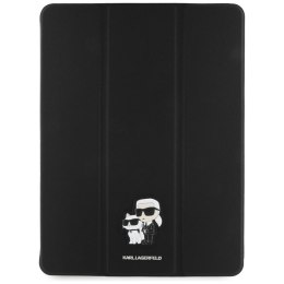 Karl Lagerfeld Book Cover Saffiano Magnetic Karl & Choupette - Etui iPad Air 13