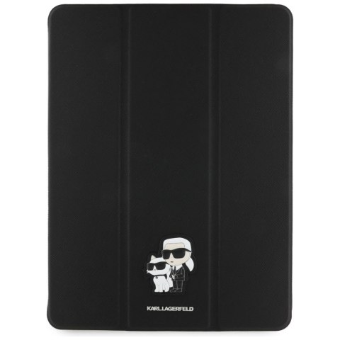 Karl Lagerfeld Book Cover Saffiano Magnetic Karl & Choupette - Etui iPad Air 13" M3 (2025) / iPad Air 13" M2 (2024) (czarny) Karl Lagerfeld Book Cover Saffiano Magnetic Karl & Choupette - Etui iPad Air 13" M3 (2025) / iPad Air 13" M2 (2024) (czarny)