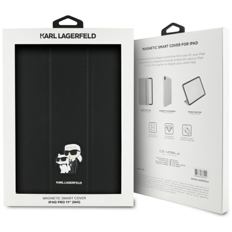 Karl Lagerfeld Book Cover Saffiano Magnetic Karl & Choupette - Etui iPad Pro 11" M4 (2024) (czarny) Karl Lagerfeld Book Cover Saffiano Magnetic Karl & Choupette - Etui iPad Pro 11" M4 (2024) (czarny)