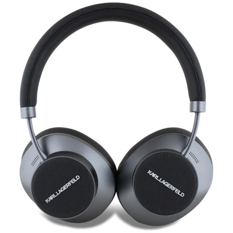 Karl Lagerfeld Saffiano Elongated - Bezprzewodowe słuchawki nauszne Bluetooth ANC + ENC (czarny) Karl Lagerfeld Saffiano Elongated - Bezprzewodowe słuchawki nauszne Bluetooth ANC + ENC (czarny)