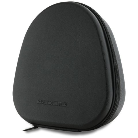 Karl Lagerfeld Saffiano Elongated - Bezprzewodowe słuchawki nauszne Bluetooth ANC + ENC (czarny) Karl Lagerfeld Saffiano Elongated - Bezprzewodowe słuchawki nauszne Bluetooth ANC + ENC (czarny)