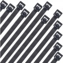 Opaska zaciskowa/opaska kablowa/zip/raps/trytytka 250x4,8mm (100szt) czarna LEXTOOL (LXOP16)