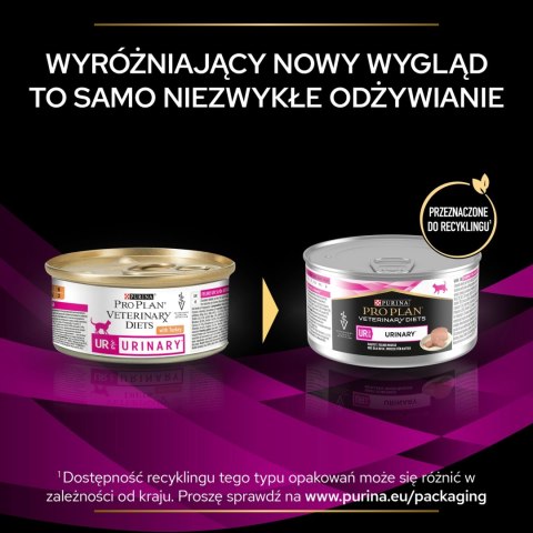 PURINA Pro Plan Veterinary Diets UR Urinary Cat Indyk 195g PURINA Pro Plan Veterinary Diets UR Urinary Cat Indyk 195g