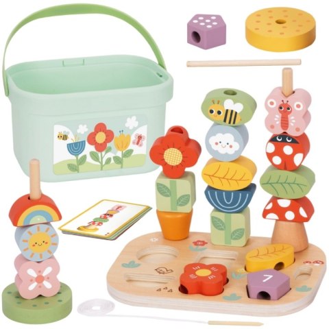 TOOKY TOY Box Edukacyjny 5 w1 Magiczny Ogród Montessori TOOKY TOY Box Edukacyjny 5 w1 Magiczny Ogród Montessori
