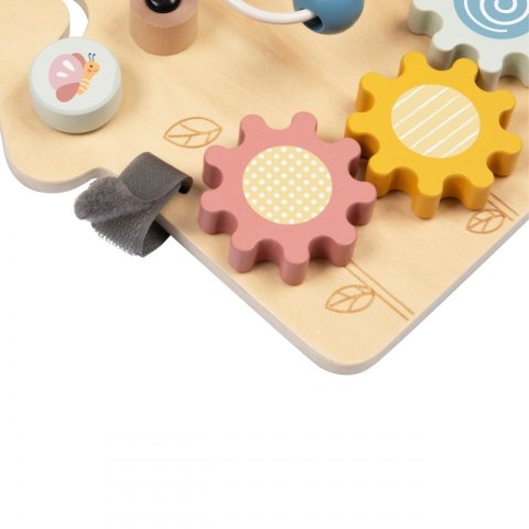 TOOKY TOY Duża Drewniana Tablica Manipulacyjna Domek - Centrum Aktywności TOOKY TOY Duża Drewniana Tablica Manipulacyjna Domek - Centrum Aktywności