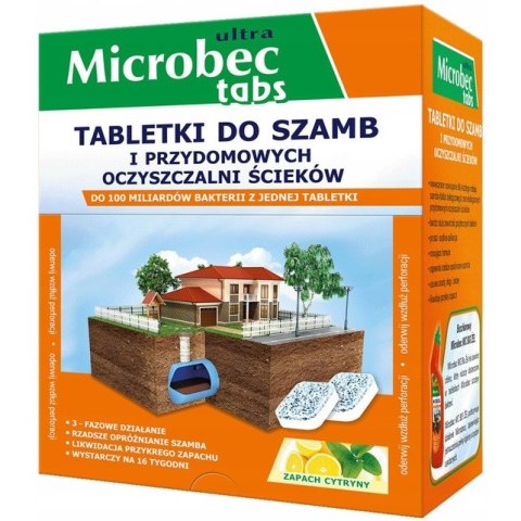 Tabletka do szamb (16 sztuk) Microbec ULTRA BROS Tabletka do szamb (16 sztuk) Microbec ULTRA BROS