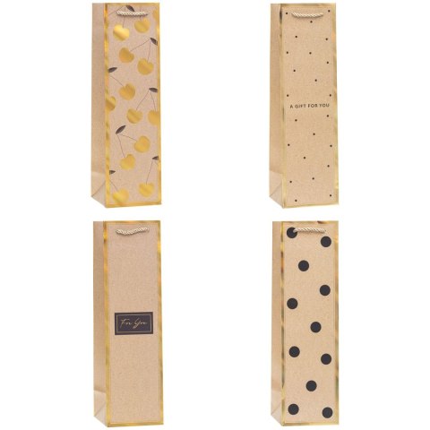 Torebka prezentowa 11x38x11cm TBG-24175-HS-BB ROZETTE Torebka prezentowa 11x38x11cm TBG-24175-HS-BB ROZETTE