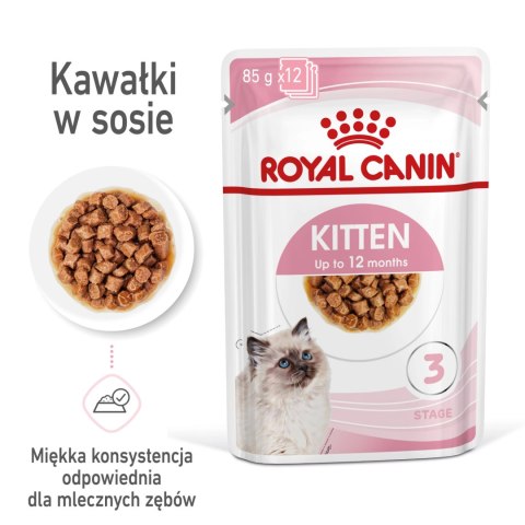 ROYAL CANIN Kitten Instinctive W Sosie 12x85g ROYAL CANIN Kitten Instinctive W Sosie 12x85g