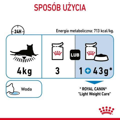ROYAL CANIN Light Weight Care W Galaretce 12x85g ROYAL CANIN Light Weight Care W Galaretce 12x85g