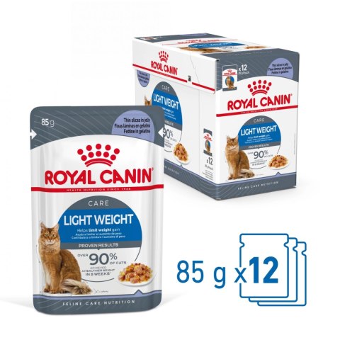 ROYAL CANIN Light Weight Care W Galaretce 12x85g ROYAL CANIN Light Weight Care W Galaretce 12x85g
