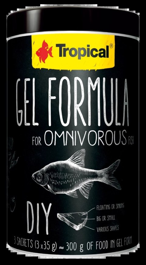 Tropical Gel Formula For Omnivorous Fish 1000ml Tropical Gel Formula For Omnivorous Fish 1000ml