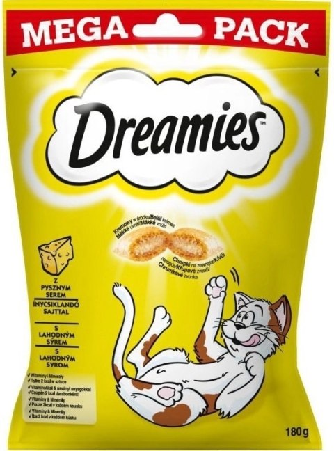 DREAMIES Przysmak Dla Kota Z Serem 180g DREAMIES Przysmak Dla Kota Z Serem 180g