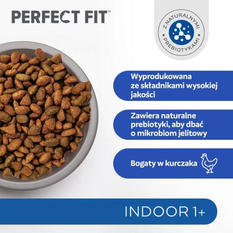 PERFECT FIT Indoor 1+ Z Kurczakiem 750g PERFECT FIT Indoor 1+ Z Kurczakiem 750g