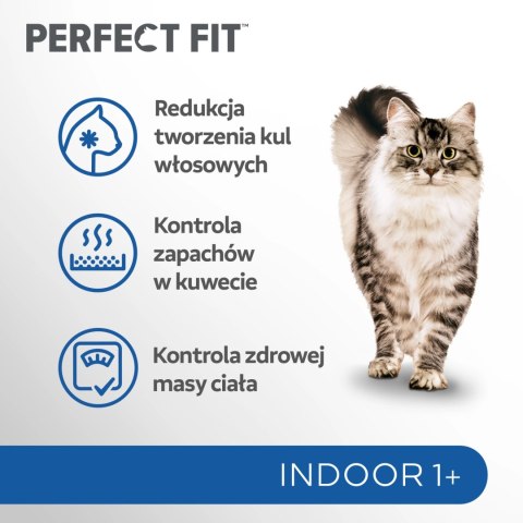 PERFECT FIT Indoor 1+ Z Kurczakiem 750g PERFECT FIT Indoor 1+ Z Kurczakiem 750g
