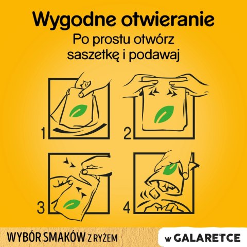 Pedigree Mokra Karma Dla Szczeniąt W Galaretce (Z Kurczakiem I Ryżem, Z Wołowiną I Ryżem) 4x100g Pedigree Mokra Karma Dla Szczeniąt W Galaretce (Z Kurczakiem I Ryżem, Z Wołowiną I Ryżem) 4x100g