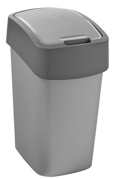 Curver Flip Bin Kosz Na Śmieci Szaro-Grafitowy 10l Curver Flip Bin Kosz Na Śmieci Szaro-Grafitowy 10l