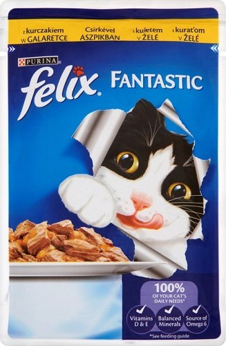 Felix Fantastic Kurczak W Galaretce 85g Felix Fantastic Kurczak W Galaretce 85g