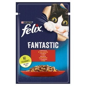 Felix Fantastic Wołowina W Galaretce 85g Felix Fantastic Wołowina W Galaretce 85g