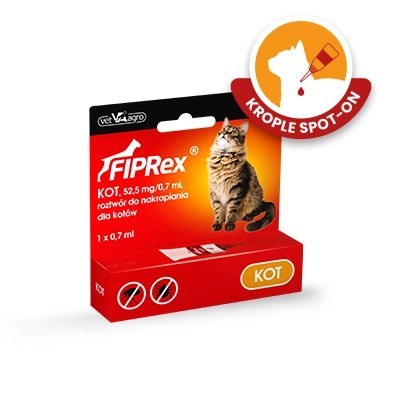 Vet-Agro Fiprex Dla Kota 0,7ml Vet-Agro Fiprex Dla Kota 0,7ml