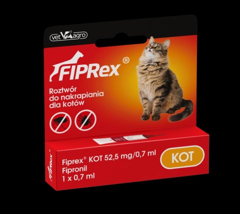 Vet-Agro Fiprex Dla Kota 0,7ml Vet-Agro Fiprex Dla Kota 0,7ml
