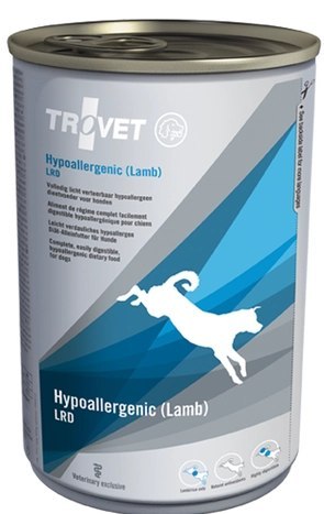 TROVET LRD Hypoallergenic Lamb Dla Psa Puszka 400g TROVET LRD Hypoallergenic Lamb Dla Psa Puszka 400g