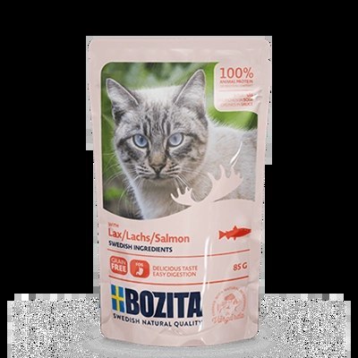 BOZITA Kawałki W Sosie Z Łososiem 85g