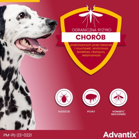 Bayer Advantix Krople Na Kleszcze I Pchły 4x4ml Bayer Advantix Krople Na Kleszcze I Pchły 4x4ml