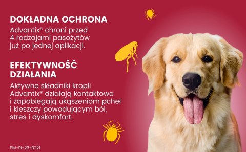 Bayer Advantix Krople Na Kleszcze I Pchły 4x4ml Bayer Advantix Krople Na Kleszcze I Pchły 4x4ml