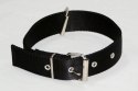 Dingo Obroża Z Luźnym Zapięciem Do Smyczy Dla Psa Czarna 70cm