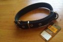 Dingo Obroża Z Luźnym Zapięciem Do Smyczy Dla Psa Czarna 70cm