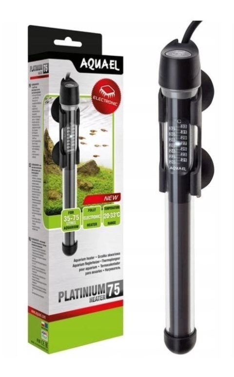 AQUAEL Grzałka Szklana Platinium 75W AQUAEL Grzałka Szklana Platinium 75W