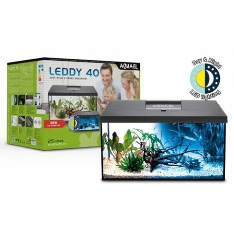 AQUAEL Zestaw Akwariowy Leddy Day & Night 60 Czarny 2.0 AQUAEL Zestaw Akwariowy Leddy Day & Night 60 Czarny 2.0
