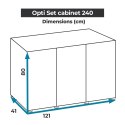AQUAEL Szafka Opti Set 240 Biała