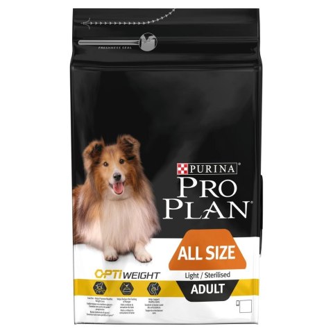 Purina Pro Plan Adult Light Optiweight Sterilised, kurczak i ryż 3kg Purina Pro Plan Adult Light Optiweight Sterilised, kurczak i ryż 3kg