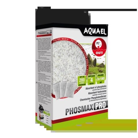 AQUAEL Wkład Filtracyjny Phosmax Pro 3x100ml AQUAEL Wkład Filtracyjny Phosmax Pro 3x100ml