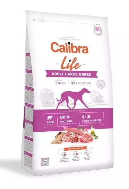 Calibra Dog Life Adult Large Breed Lamb 12kg Calibra Dog Life Adult Large Breed Lamb 12kg