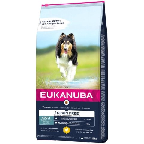 Eukanuba Adult Large Grain Free Chicken 12kg Eukanuba Adult Large Grain Free Chicken 12kg