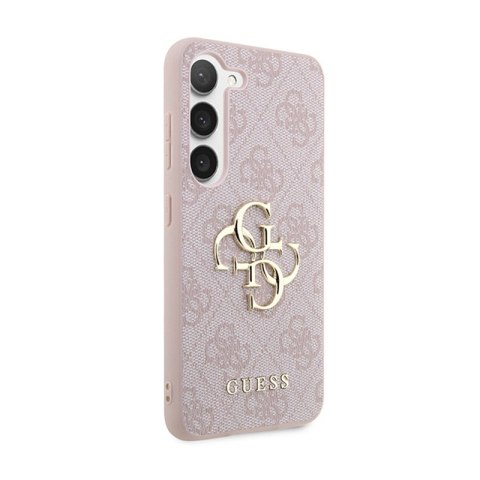 Guess 4G Big Metal Logo - Etui Samsung Galaxy A35 5G (różowy) Guess 4G Big Metal Logo - Etui Samsung Galaxy A35 5G (różowy)