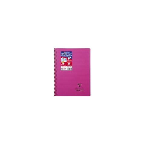 Kołonotatnik 17x22cm 80 kartek linia z marginesem KOVERBOOK PP 356801C CLAIREFONTAINE Kołonotatnik 17x22cm 80 kartek linia z marginesem KOVERBOOK PP 356801C CLAIREFONTAINE