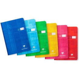 Zeszyt A5 16 kartek linia podwójna kolorowa 90g mix kolorów 63529AMXC CLAIREFONTAINE
