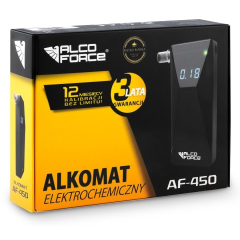 Alkomat elektrochemiczny AlcoForce AF450 Alkomat elektrochemiczny AlcoForce AF450