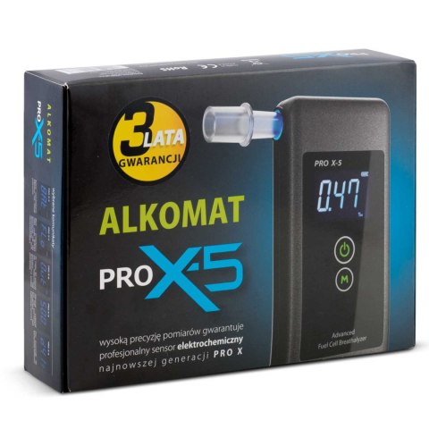 Alkomat elektrochemiczny AlcoForce PRO X-5 Alkomat elektrochemiczny AlcoForce PRO X-5