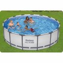 Basen ogrodowy stelażowy 457 x 122 cm 18w1 Bestway 56438 + maszyna do baniek GRATIS
