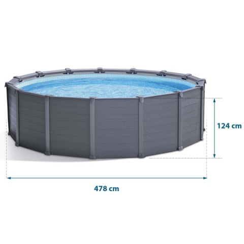 Basen ogrodowy stelażowy 478 x 124 cm 21w1 INTEX 26384 + hulajnoga GRATIS Basen ogrodowy stelażowy 478 x 124 cm 21w1 INTEX 26384 + hulajnoga GRATIS