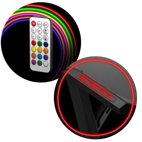 Biurko gamingowe dla gracza LED CRIT 258000 Biurko gamingowe dla gracza LED CRIT 258000