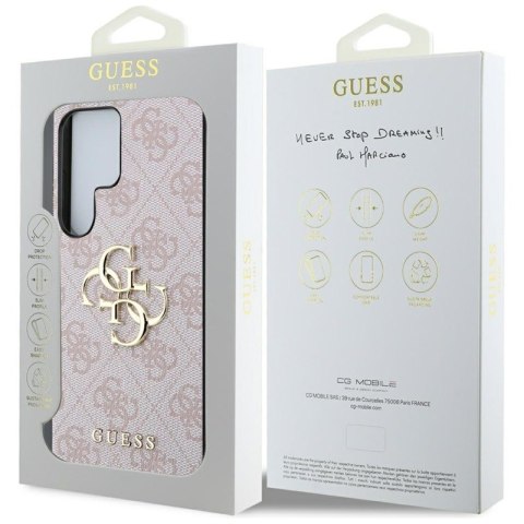 Guess Big 4G Logo Classic Logo - Etui do Samsung Galaxy S25 Ultra (różowy) Guess Big 4G Logo Classic Logo - Etui do Samsung Galaxy S25 Ultra (różowy)