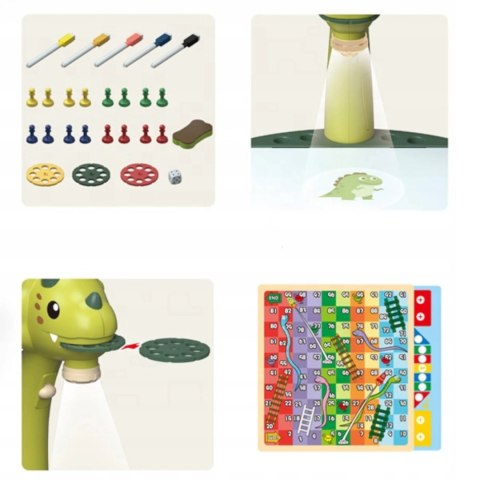 Projektor do rysowania dinozaur stolik chińczyk 41 Projektor do rysowania dinozaur stolik chińczyk 41