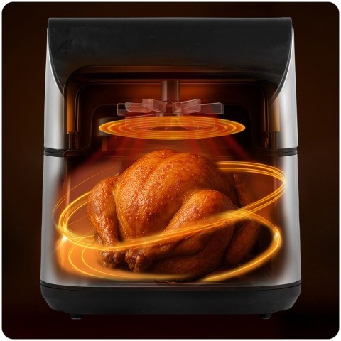 Frytkownica beztłuszczowa Air fryer Berdsen BD-659 srebrna Frytkownica beztłuszczowa Air fryer Berdsen BD-659 srebrna
