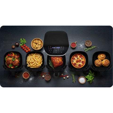 Frytkownica beztłuszczowa Air fryer Berdsen BD-660 czarna Frytkownica beztłuszczowa Air fryer Berdsen BD-660 czarna